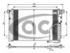 MERCE 2045000654 Condenser, air conditioning